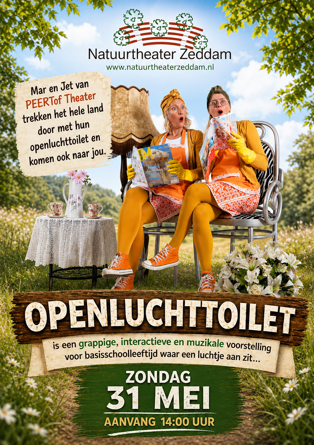 kindervoorstelling Openluchttoilet